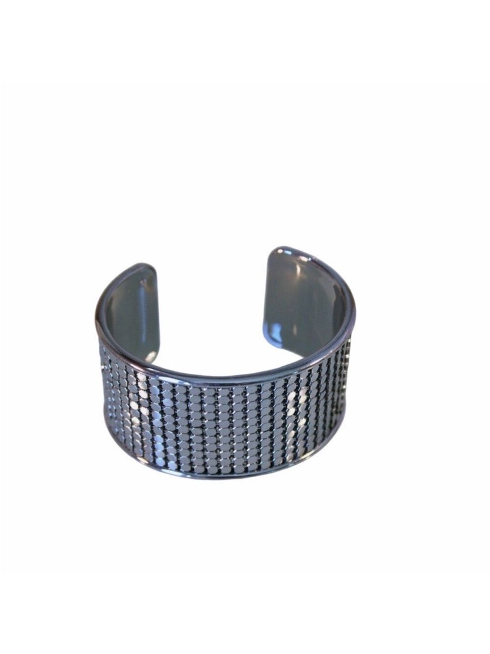 INC Silver Tone Mesh Bracelet 7 Inch